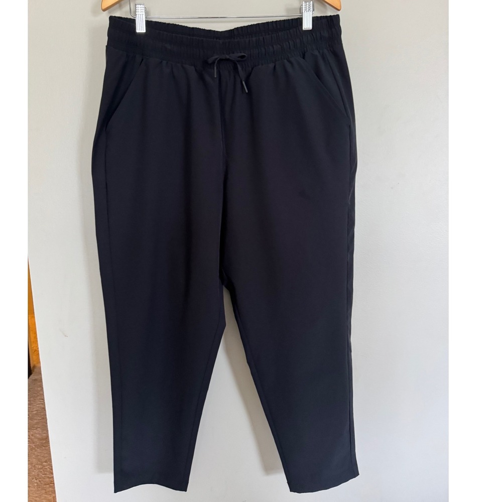 All In Motion Women's XL Black Jogger Pants Drawstring Lightweight